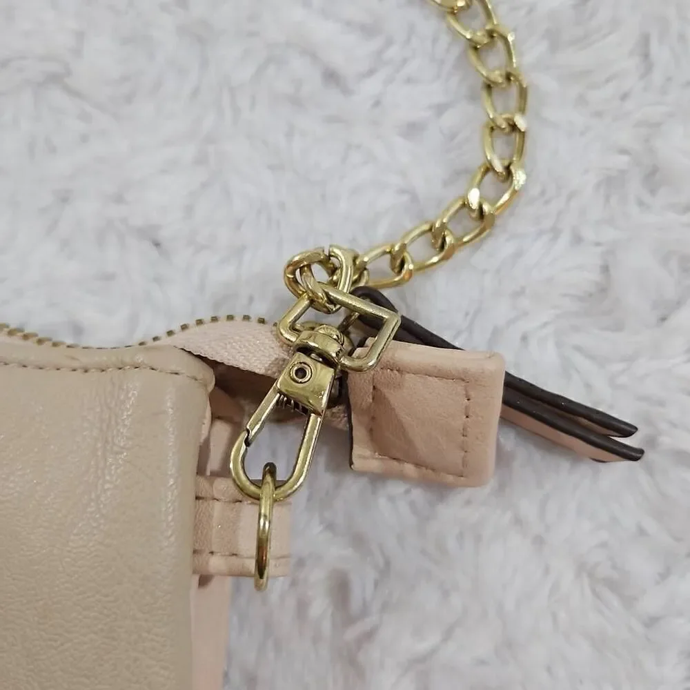 Jessica Simpson Ryanne Crossbody Metallic studded chained strap party purse